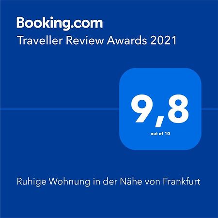 Ruhige Wohnung In Der Naehe Von Frankfurt Kelkheim  Exterior foto